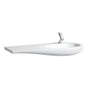 Laufen - Washbasin, Shelf Left, Incl. Ceramic Waste Cover, Wall Mounted - Matte White