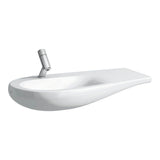 Laufen - Washbasin, Shelf Right, Incl. Ceramic Waste Cover, Wall Mounted - Matte Black