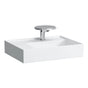Laufen - Washbasin, shelf left, with concealed outlet, ground bottom - Matte Gray