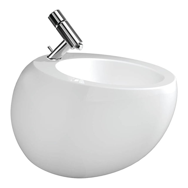 Laufen - Wall-hung Bidet, With Concealed Overflow, Incl. Ceramic Waste Cover - Matte White