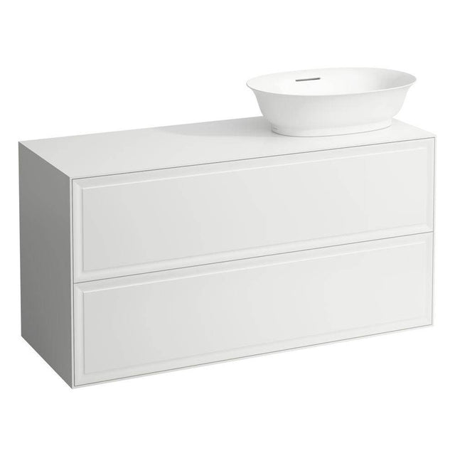 Laufen - Drawer element Only, 2 drawers, cut-out right, matches bowl washbasins 812852, 812855