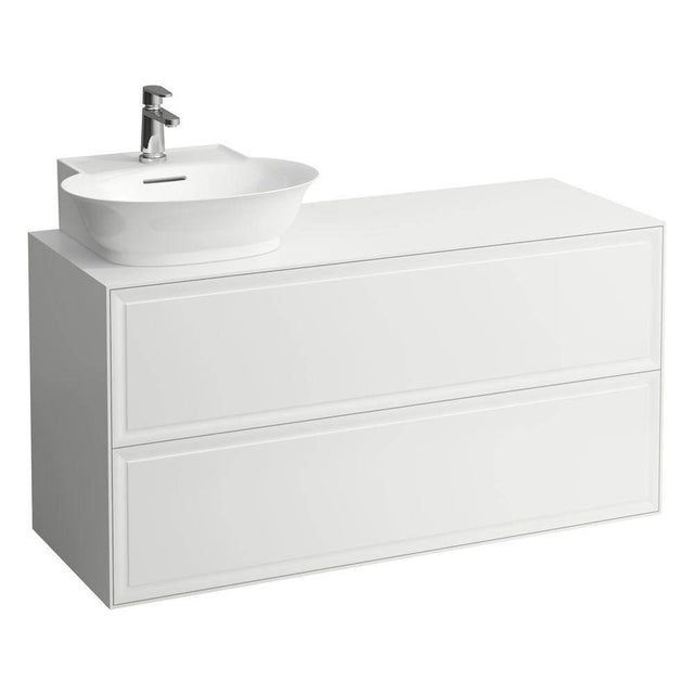 Laufen - Drawer element Only, 2 drawers, cut-out left, matches small washbasin 816854