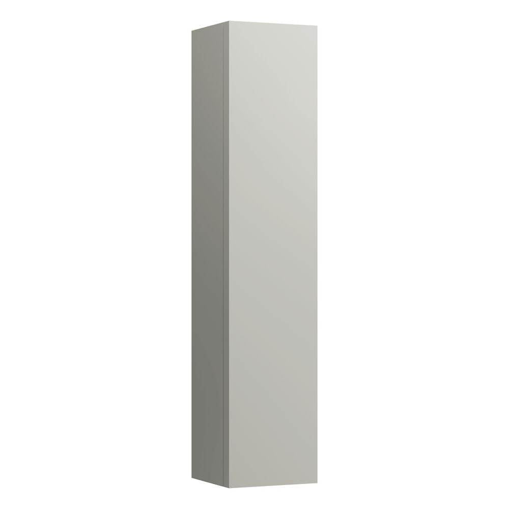 Laufen - Tall Cabinet with fixed shelf and 4 glass shelves, push & pull, door hinge right