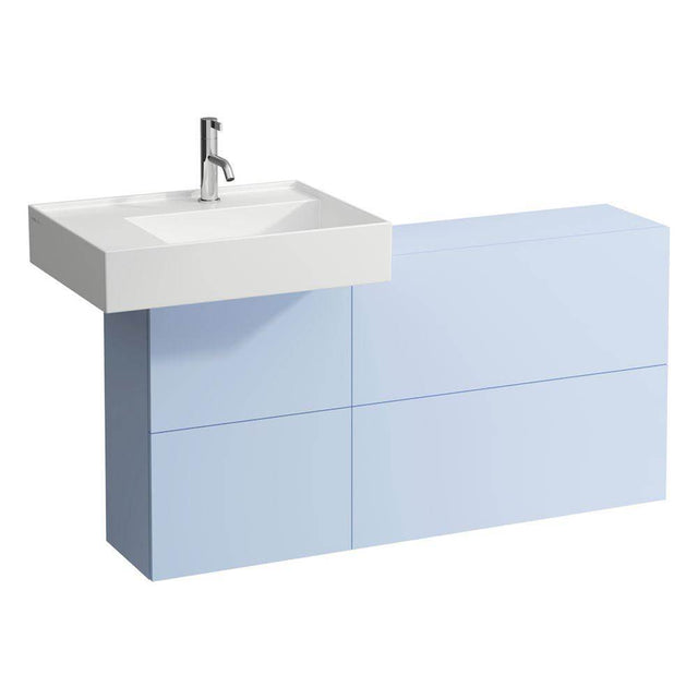 Laufen - Sideboard ONLY with 1 door and 2 flaps, basin left, matching washbasins 810334, 810335, 810338, 810339, 812332 (only tap bank left), 813332, 815331
