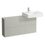Laufen - Sideboard ONLY with 1 door and 2 flaps, washbasin right, matching washbasins 810332, 810334, 810335, 810338, 810339), 813332, 815331