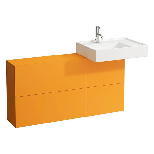 Laufen - Sideboard ONLY with 1 door and 2 flaps, washbasin right, matching washbasins 810332, 810334, 810335, 810338, 810339), 813332, 815331