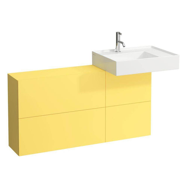 Laufen - Sideboard ONLY with 1 door and 2 flaps, washbasin right, matching washbasins 810332, 810334, 810335, 810338, 810339), 813332, 815331