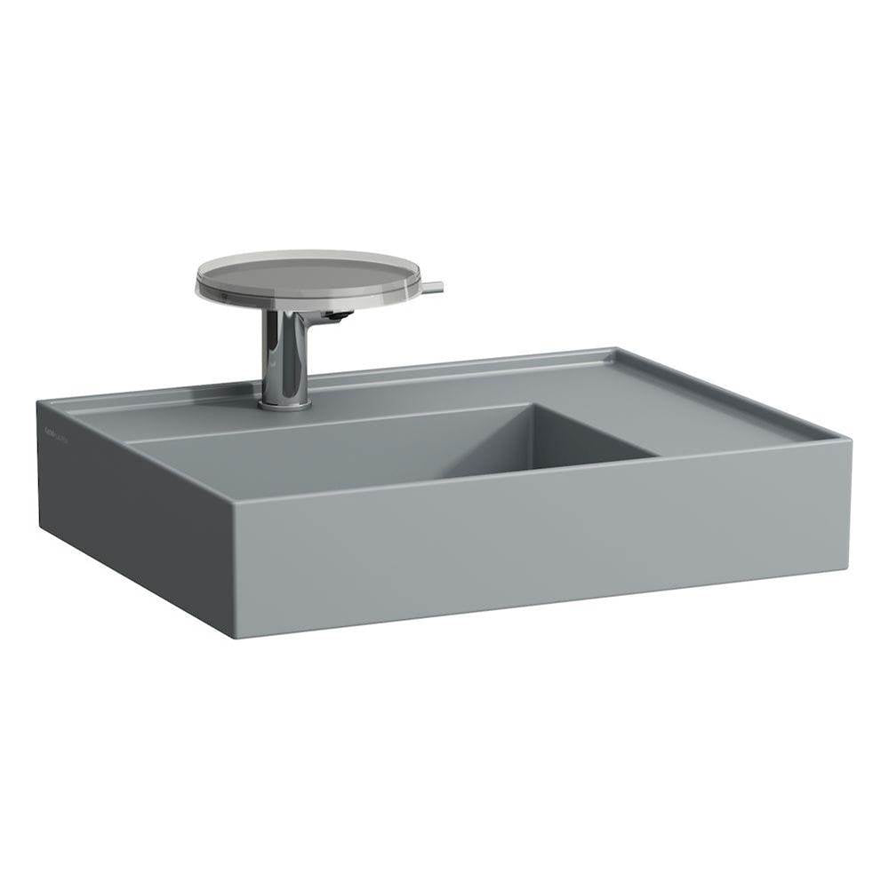 Laufen - Washbasin, shelf right, with concealed outlet, w/o overflow, wall mounted