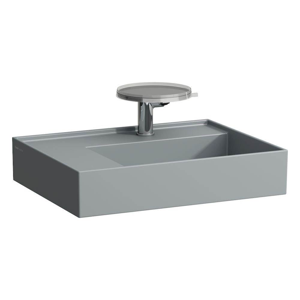 Laufen - Washbasin, shelf left, with concealed outlet, w/o overflow, wall mounted