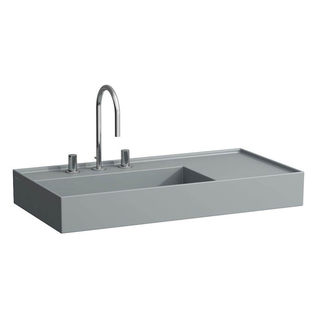 Laufen - Washbasin, shelf right, with concealed outlet, w/o overflow - Always Open Drain, wall mounted