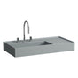 Laufen - Washbasin, shelf right, with concealed outlet, w/o overflow - Always Open Drain, wall mounted