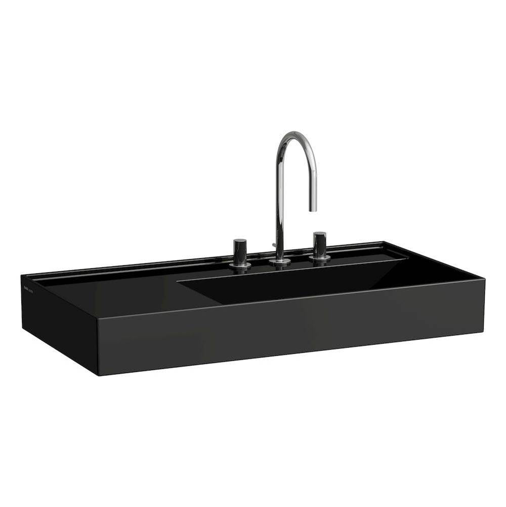 Laufen - Washbasin, shelf left, with concealed outlet, w/o overflow - Always Open Drain, wall mounted