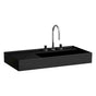 Laufen - Washbasin, shelf left, with concealed outlet, w/o overflow - Always Open Drain, wall mounted