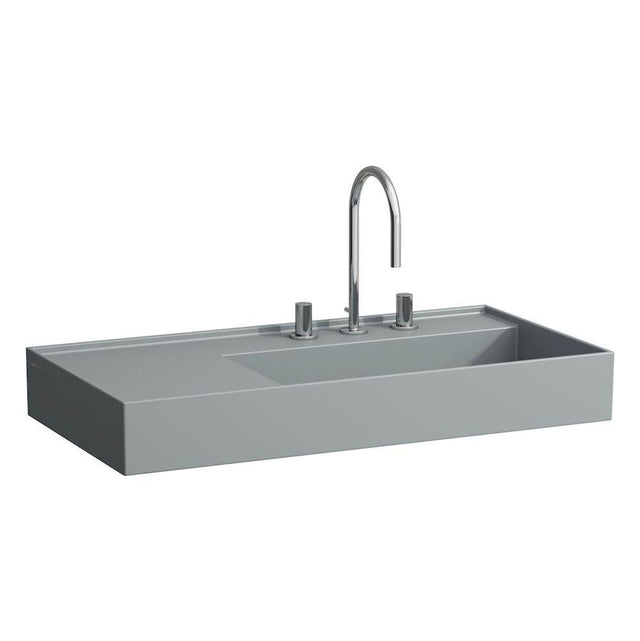 Laufen - Washbasin, shelf left, with concealed outlet, w/o overflow - Always Open Drain, wall mounted