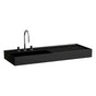 Laufen - Washbasin, shelf right, with concealed outlet, w/o overflow, wall mounted