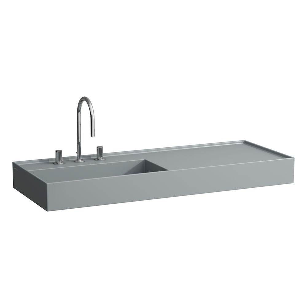 Laufen - Washbasin, shelf right, with concealed outlet, w/o overflow, wall mounted