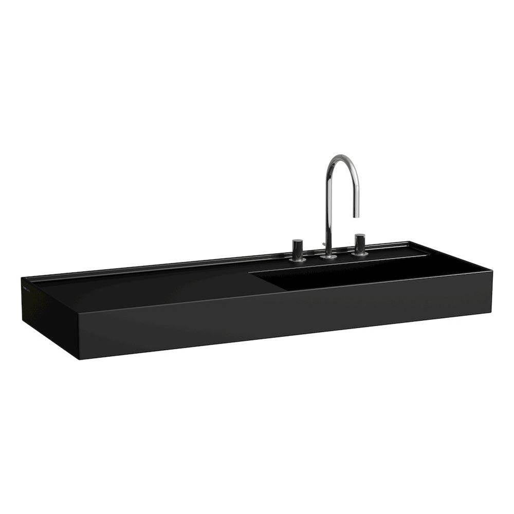 Laufen - Washbasin, shelf left, with concealed outlet, w/o overflow, wall mounted