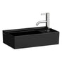 Laufen - Small washbasin, tap bank right, with concealed outlet, w/o overflow, wall mounted