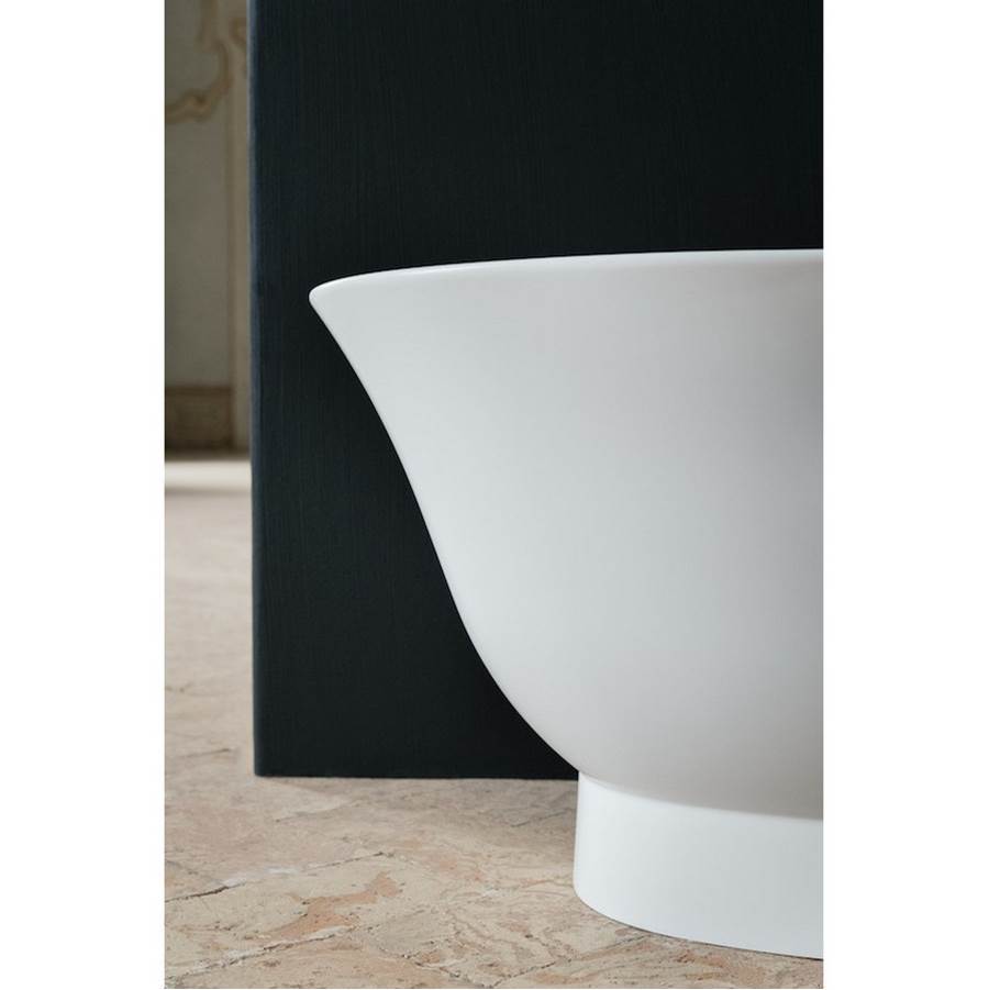 Freestanding Bathtub, made of solid surface material Sentec - Matte Satin finish