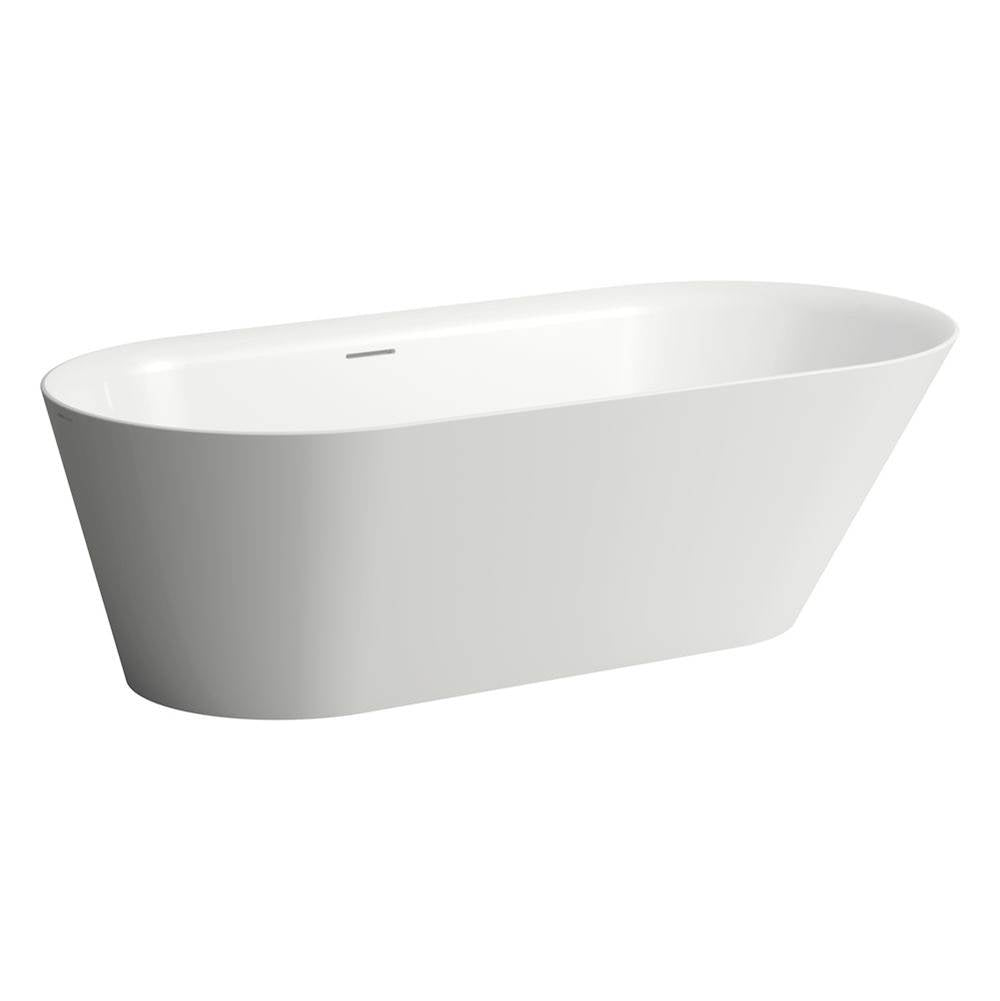 Laufen - Freestanding bathtub, made of Sentec solid surface - Glossy White