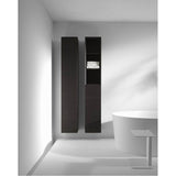Freestanding bathtub, made of Sentec solid surface, with integrated overflow/front overflow and feet, Matte Satin Finish