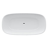 Freestanding bathtub, made of Sentec solid surface, Matte Satin finish