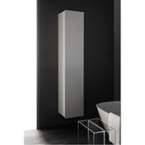 Tall Cabinet made of aluminum, 1 door, door hinge right, 5 shelves each in the box and door