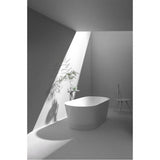 Freestanding Bathtub, Marbond material glossy finish