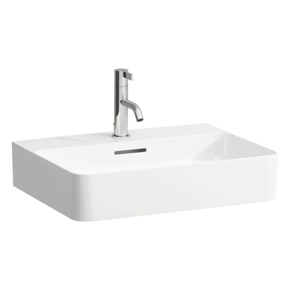Single lever basin mixer ''disc'' projection 4-3/8'', without pop-up waste, including storage tray ''disc'', transparent crystal