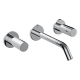 Laufen - Twin handled concealed basin mixer, projection 6-13/16'' - Chrome