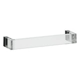 Laufen - Towel holder ''Rail'', 11-13/16'', plastic - Transparent Crystal