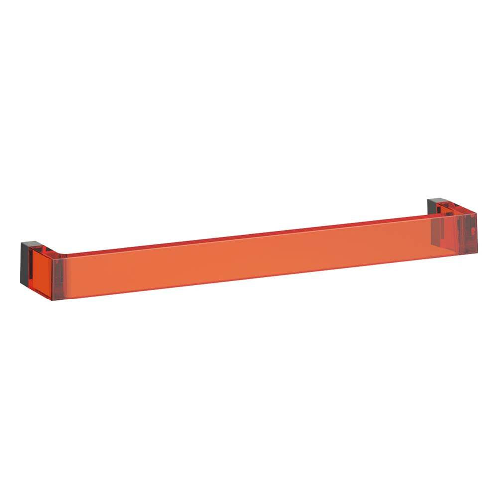 Laufen - Towel holder ''Rail'', 17-11/16'', plastic - Tangerine Orange