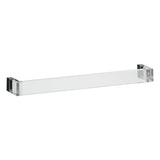 Laufen - Towel holder ''Rail'', 17-11/16'', plastic - Transparent Crystal