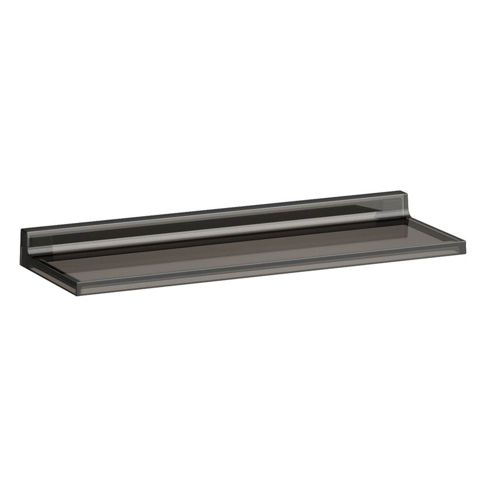 Laufen - Shelf, ''Shellfish'', wall-mounted, plastic - Smokey Grey