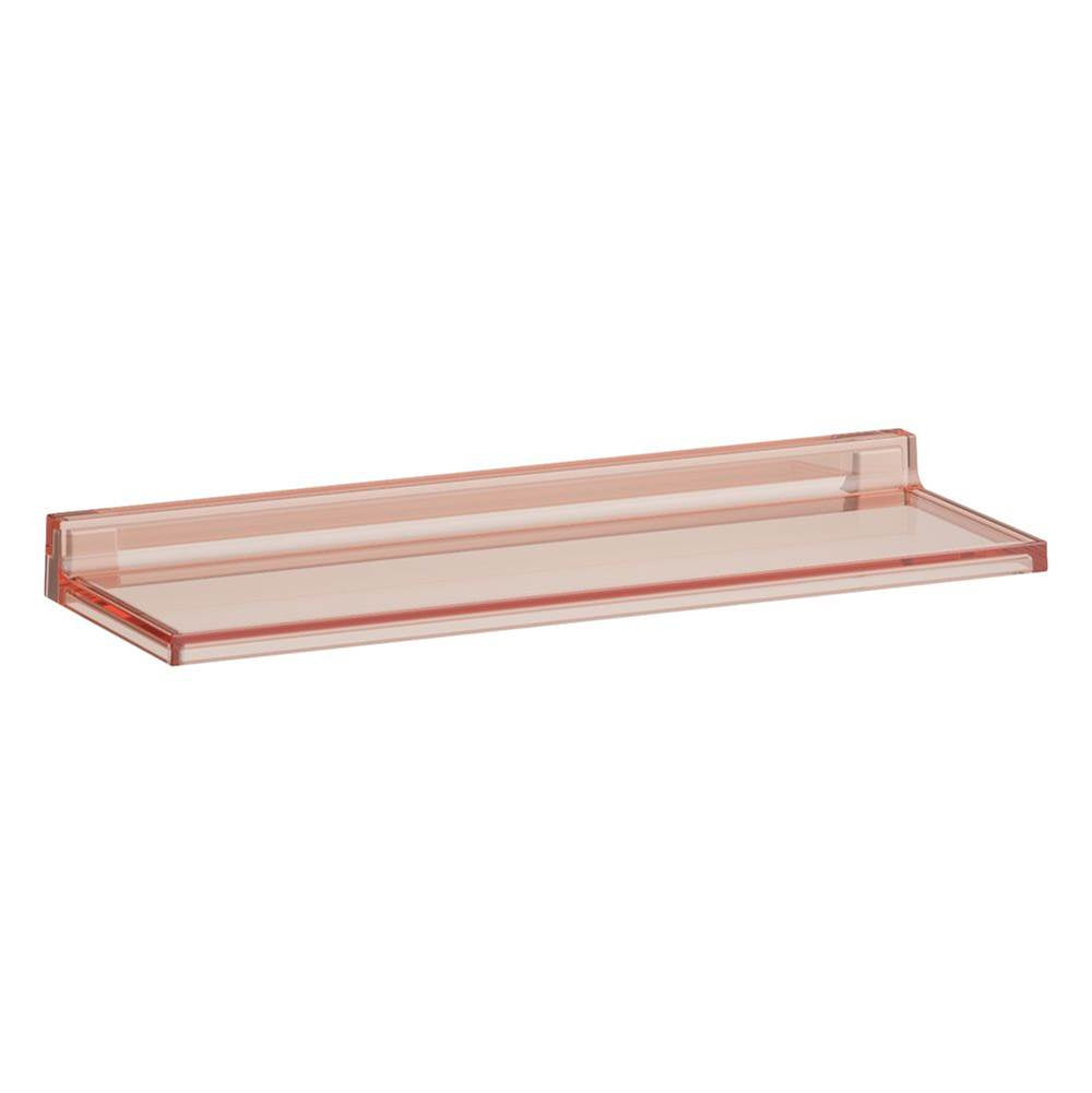 Laufen - Shelf, ''Shellfish'', wall-mounted, plastic - Powder Pink