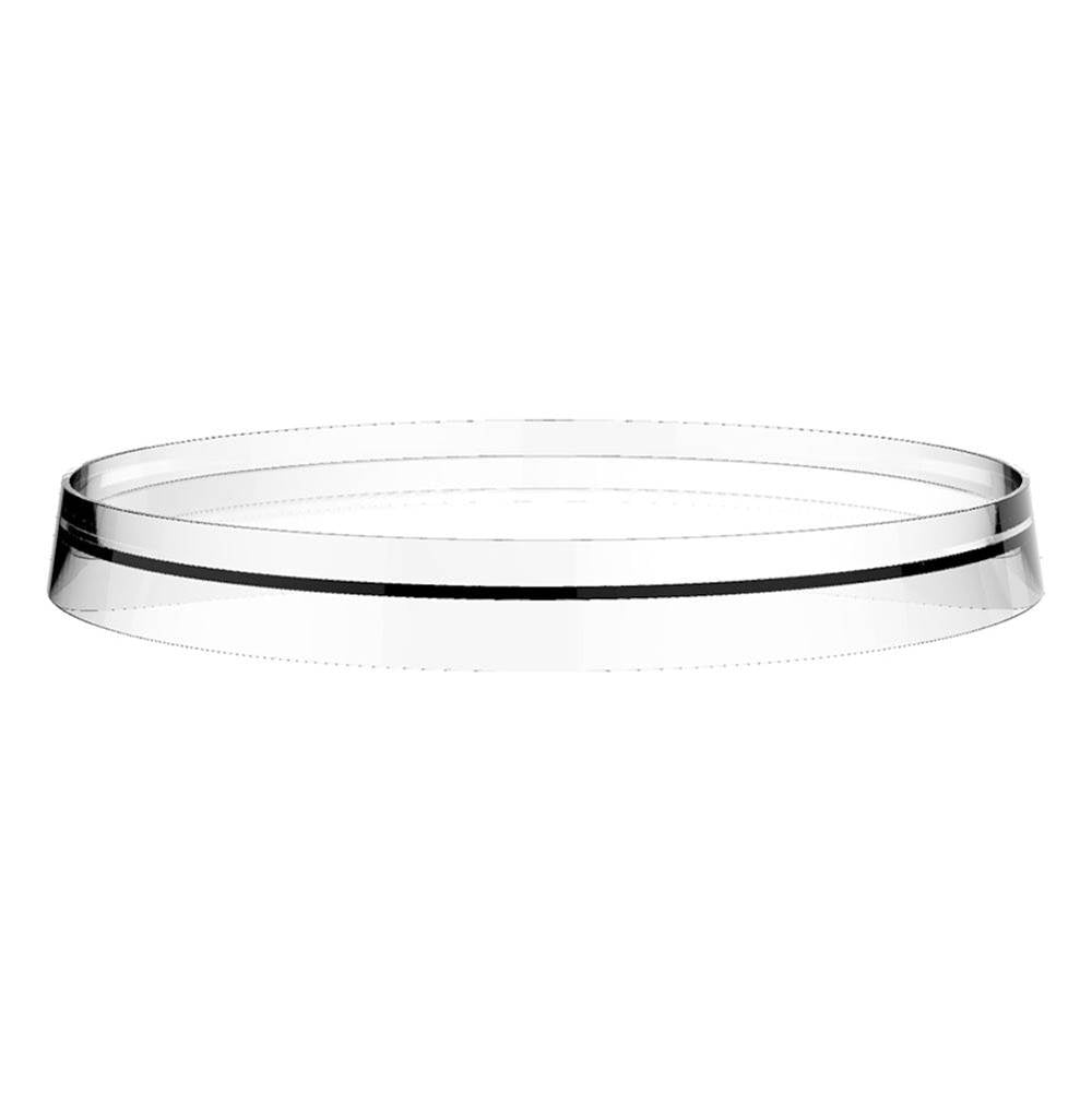 Laufen - Bowl ''disc'', for wall tray, toilet paper holder and faucets ''disc'' with 10-13/16'', plastic - Powder Pink