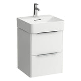 Laufen - Vanity Only, with 2 drawers, incl. drawer organizer, matching small washbasin 815281 - White Matte