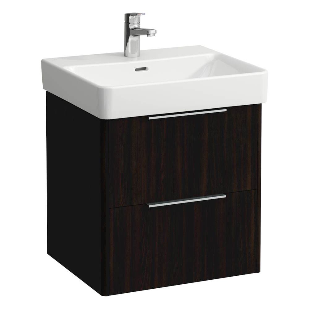 Laufen - Vanity Only, with 2 drawers, incl. drawer organizer, matching washbasin 810962 - Dark Elm Brown