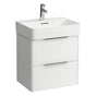 Laufen - Vanity Only, with 2 drawers, incl. drawer organizer, matching washbasin 810282 - White Matte