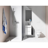 Vanity Only, with 2 drawers, incl. drawer organizer, matching washbasin 810282