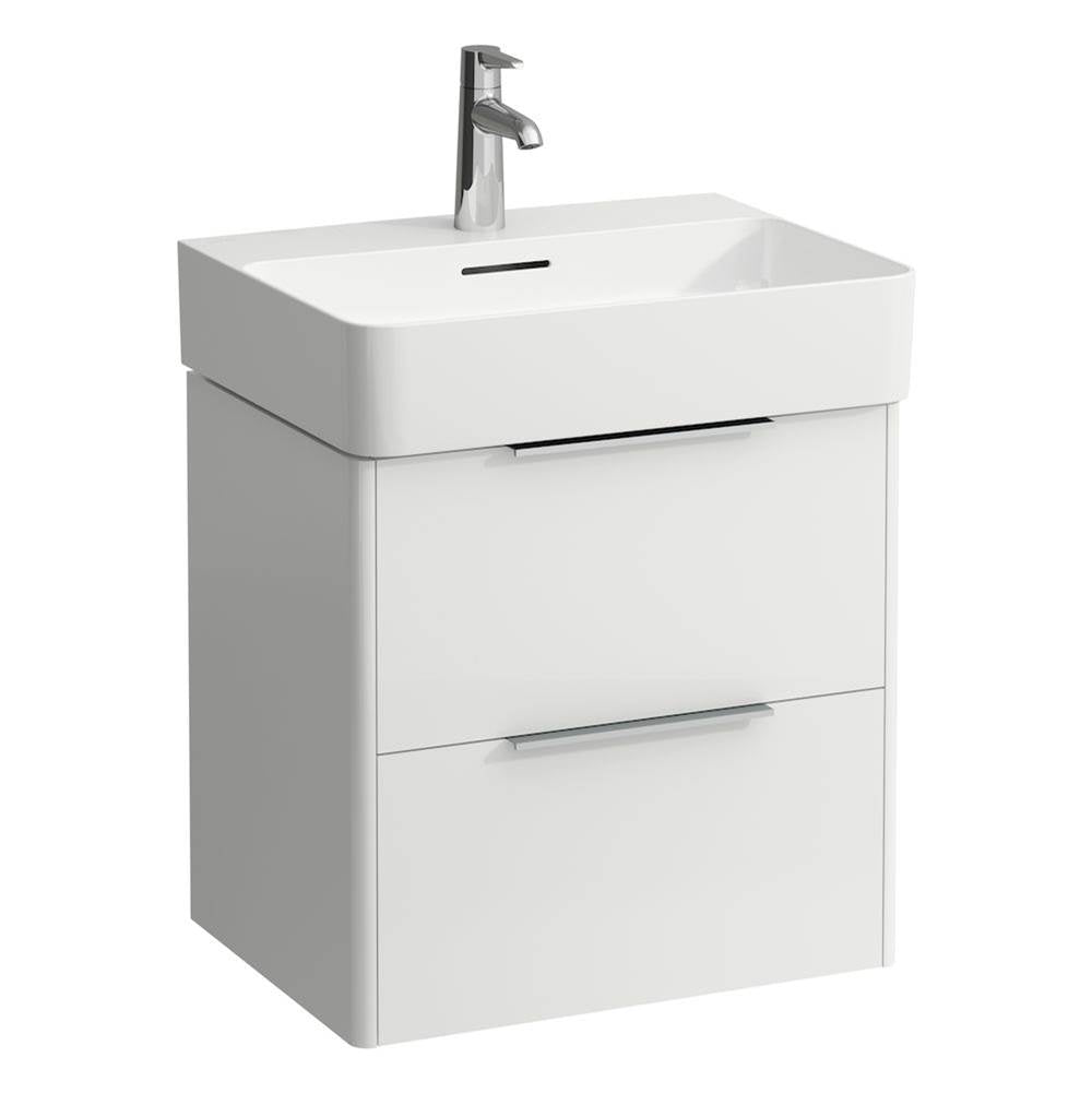 Laufen - Vanity Only, with 2 drawers, incl. drawer organizer, matching washbasin 810282 - White Glossy