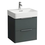 Laufen - Vanity Only, with 2 drawers, incl. drawer organizer, matching washbasin 810282 - Traffic Grey