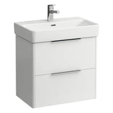 Laufen - Vanity Only, with 2 drawers, matching washbasin 818959 - White Glossy