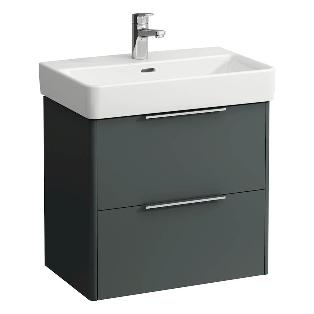 Laufen - Vanity Only, with 2 drawers, matching washbasin 818959 - Traffic Grey