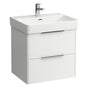 Laufen - Vanity Only, with 2 drawers, incl. drawer organizer, matching washbasin 810963 - Traffic Grey