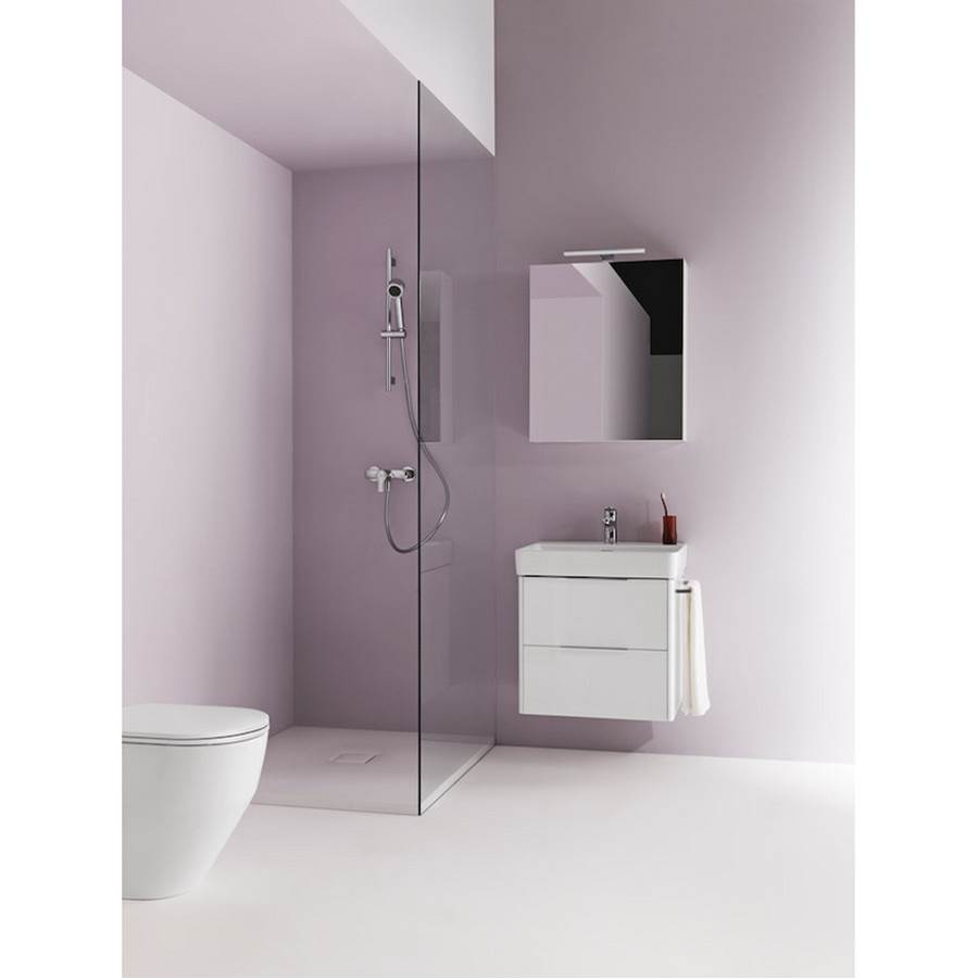 Vanity Only, with 2 drawers, incl. drawer organizer, matching washbasin 810963