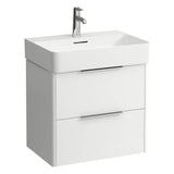 Laufen - Vanity Only, with 2 drawers, incl. drawer organizer, matching washbasin 810283 - White Matte