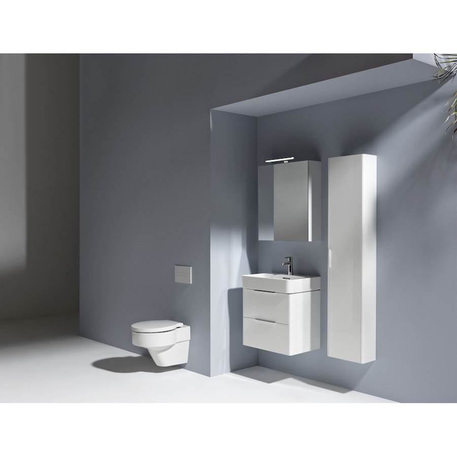 Vanity Only, with 2 drawers, incl. drawer organizer, matching washbasin 810283