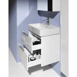 Vanity Only, with 2 drawers, incl. drawer organizer, matching washbasin 810283