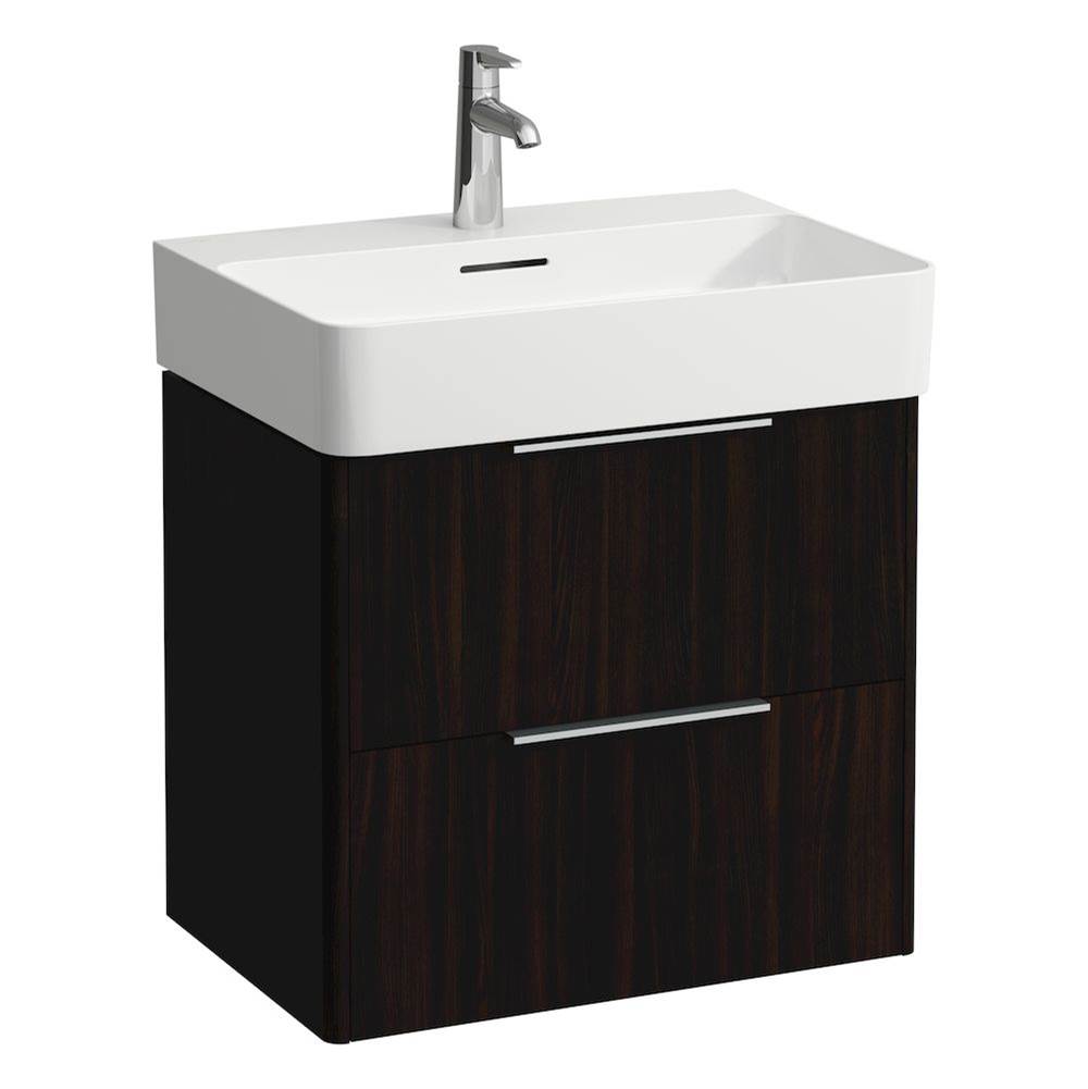 Laufen - Vanity Only, with 2 drawers, incl. drawer organizer, matching washbasin 810283 - Dark Elm Brown